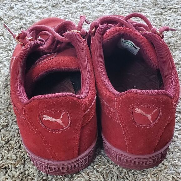 Puma Suede Brick Red Sneakers - Picture 6 of 6